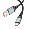 Кабель Hoco U128 2в1 USB/Type-C to Type-C 60W 3A 1.2м Black 192380