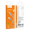 Кабель Hoco X107 USB to Lightning 2.4A 1m Gray 192075