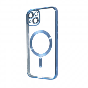 Чохол Xrome MagSafe для Iphone 13 Mini Прозорий/Sierra Blue