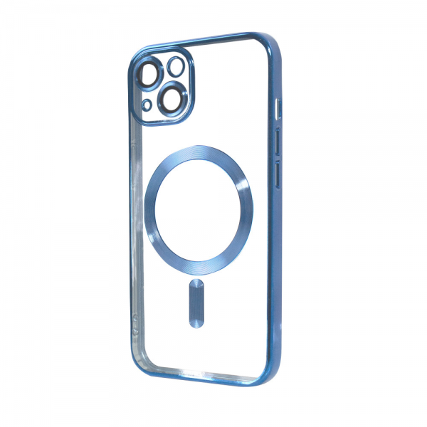 Чохол Xrome MagSafe для Iphone 13 Mini Прозорий/Sierra Blue