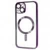 Чохол Xrome MagSafe для Iphone 13 Mini Прозорий/Purple