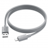 Кабель Hoco X107 USB to Lightning 2.4A 1m Gray 192077