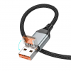 Кабель Hoco U128 2в1 USB/Type-C to Type-C 60W 3A 1.2м Black 192383
