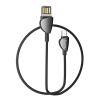 Кабель Hoco U62 USB to MicroUSB 2.4A 1.2m Black 191837
