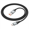 Кабель Hoco U128 2в1 USB/Type-C to Type-C 60W 3A 1.2м Black 192384
