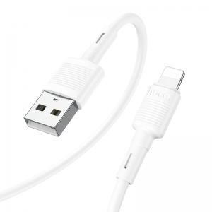 Кабель Hoco X83 USB to Lightning 2.4A 1m White