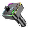 Автомобільний FM модулятор Hoco E81 PD30W+QC3.0 Type-C+USB Black 191900