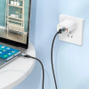 Кабель Hoco U128 2в1 USB/Type-C to Type-C 60W 3A 1.2м Black 192386