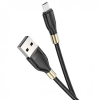 Кабель Hoco U92 USB to MicroUSB 2.4A 1.2m Black