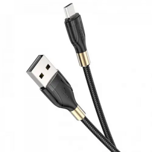 Кабель Hoco U92 USB to MicroUSB 2.4A 1.2m Black