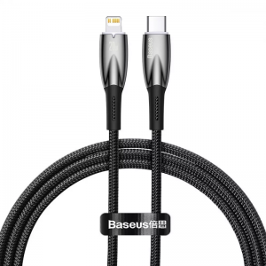 Кабель Baseus Glimmer Type-C to Lightning PD 20W 1m Black