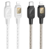 Кабель Hoco U124 Type-C to Lightning 27W 1.2m Black 192418