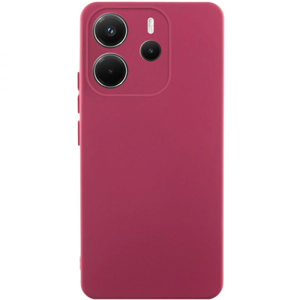 Чохол Silicone Lakshmi AAA Full Camera для Xiaomi Redmi Note 14 Plum