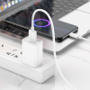 Кабель Hoco X88 USB to MicroUSB 2.4A 1m White 192556