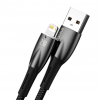 Кабель Baseus Glimmer USB to Lightning 2.4 1m Black 192560