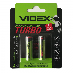 Батарейка VIDEX TURBO LR06 AA 1шт