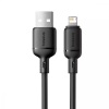 Кабель Baseus Silky USB to Lightning 2.4A 2м Black