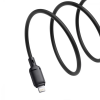 Кабель Baseus Silky USB to Lightning 2.4A 2м Black 192829