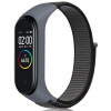 Ремінець Nylon New для Xiaomi Mi Band 3/4/5/6/7 Gray