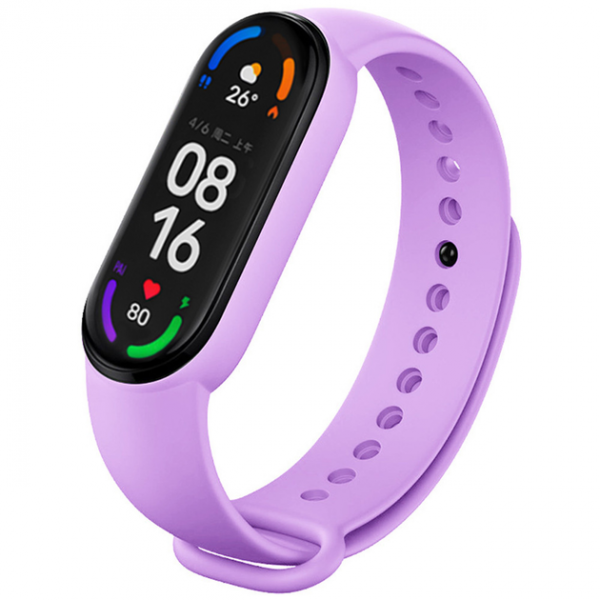 Ремінець Silicone для Xiaomi Mi Band 5/6 Glicine