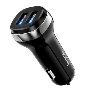 Автомобільний зарядний пристрій HOCO Z40 2USB Black