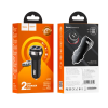 Автомобільний зарядний пристрій HOCO Z40 2USB Black 192642
