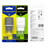 Зарядний пристрій Borofone BA25A 2USB 2.4A Black 192590