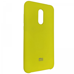 Чохол Silicone Cover Silky для Xiaomi Redmi 5 Жовтий