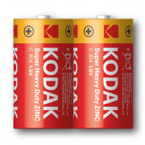 Батарейка KODAK Super Heavy Duty C R14P 1.5V 1шт