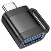 Адаптер Hoco UA31C OTG USB 3.0 to Type-C Black 192748