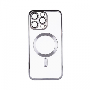 Чохол Xrome MagSafe для Iphone 11 Pro Прозорий/Silver