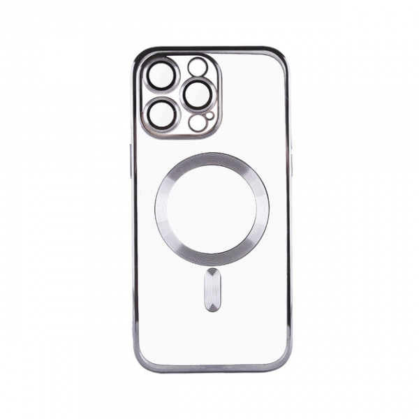 Чохол Xrome MagSafe для Iphone 11 Pro Прозорий/Silver