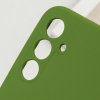 Чохол Silicone Lakshmi A Full Camera для Samsung Galaxy А15 Зелений/Dark green 192960