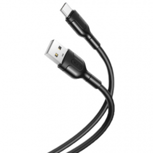 Кабель XO-NB212 USB to Type-C 2.1A 1м Black