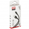 Кабель XO-NB212 USB to Type-C 2.1A 1м Black 192963