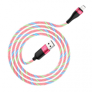 Кабель Hoco U85 USB to Lightning 2.4A 1m Red