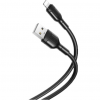 Кабель XO-NB212 USB to Lightning 2.1A 1м Black