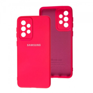 Чохол Silicone Cover Camera для Samsung Galaxy A33 5G Barbie pink