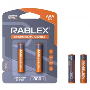 Батарейка акумуляторна Rablex Ultimate Power AAA 800mAh 1.2V 1шт