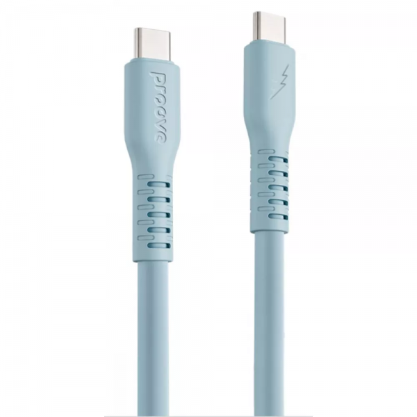 Кабель Proove Eternal Type-C to Type-C 60W 1m Light blue
