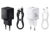 Зарядний пристрій Baseus Palm Type-C+USB 20W+кабель Type-C to Type-C 60W 1m Black 193024