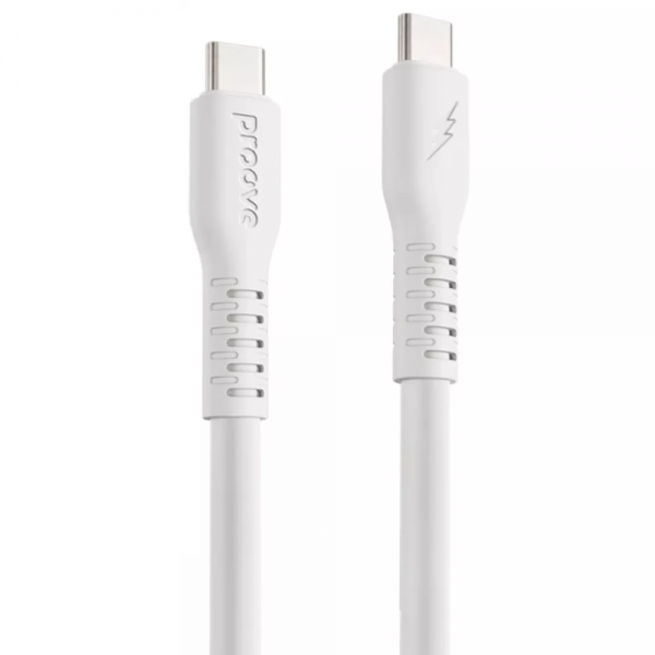Кабель Proove Eternal Type-C to Type-C 60W 1m White