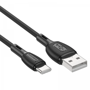 Кабель Borofone BX86 USB to Type-C 3A 1m Black