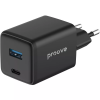 Зарядний пристрій Proove Pocket GaN Plus Type-C+USB 25W Black 193405
