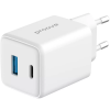 Зарядний пристрій Proove Pocket GaN Plus Type-C+USB 25W White 193407
