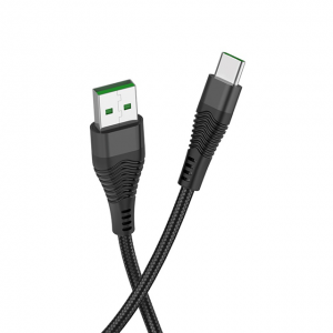 Кабель Hoco U53 USB to Type-C 5А 1.2m Black