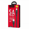 Кабель Hoco U53 USB to Type-C 5А 1.2m Black 193811