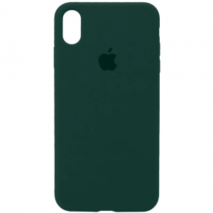 Чохол Silicone Case для Iphone XS Max Зелений/Forest green