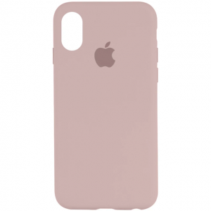 Чохол Silicone Case для Iphone X / XS Рожевий/Chalk Pink