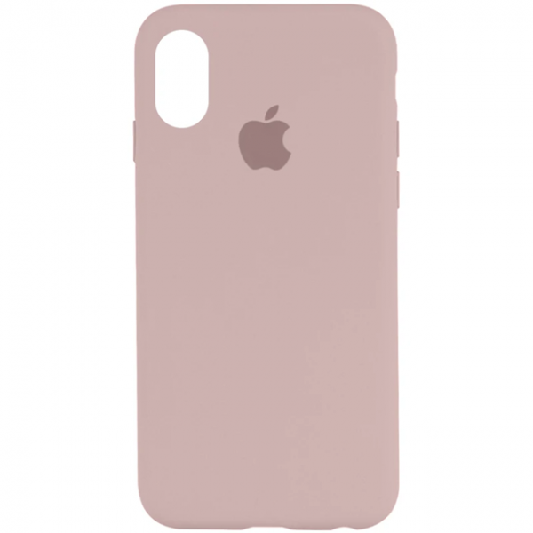Чохол Silicone Case для Iphone X / XS Рожевий/Chalk Pink